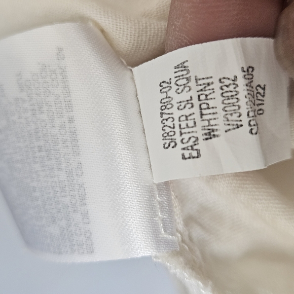 Old Navy Sz M 100% Cotton Floral Coastal Embroidered Pockets Flowy Tiered Dress - Picture 13 of 16